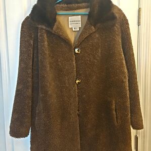 Scandinavian Faux Fur Coat